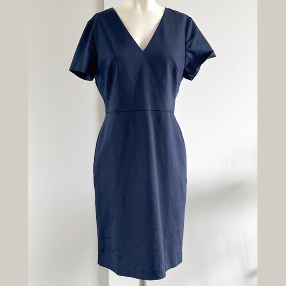 NWT J Crew Dress Women's Navy Blue - Picture 1 of 5